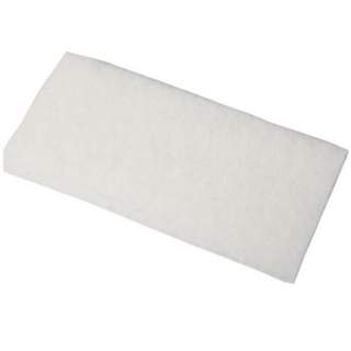 Octopus Scrub Pads White 4.5" X 10"