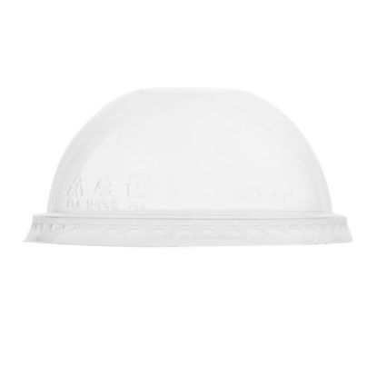 Vegware PLA Dome Lid No Hole 96mm (Pack Of 50)