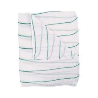 Jangro Green Stripe Dishcloth 12x16" (Pack of 10)