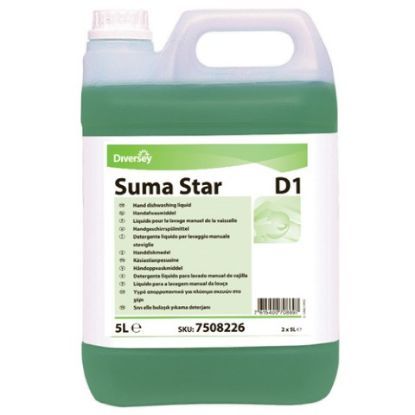 Suma Star Washing Up Liquid D1 5Ltr   (Case Of 2)