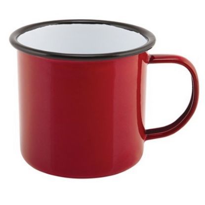 Enamel Chip Mug 12.5oz Red *p