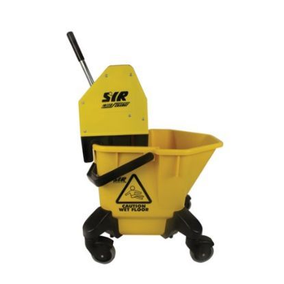Jangro Tc20 Combo Bucket/Wringer With Castors 20l Yellow