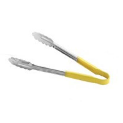 Colour Coded Tongs 12" St/St Yellow