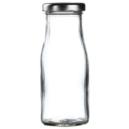 Silver Cap For Mini Milk Bottles (Case of 18)