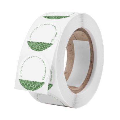 Vegware Write On Compostable Sticker Round 45mm (1000)