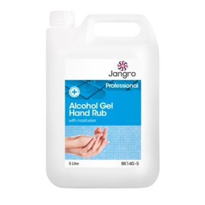 Jangro Alcohol Gel Hand Rub 5ltr  **DG**  (Case of 2)