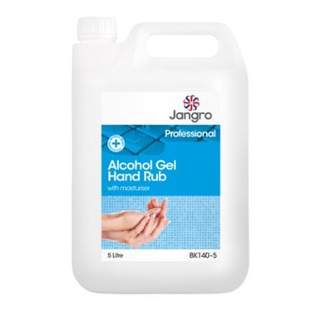 Jangro Alcohol Gel Hand Rub 5ltr **DG** (Case of 2)