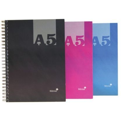 Silvine A5 Twin Wire Hardbook Notebook 140 Pages Ruled