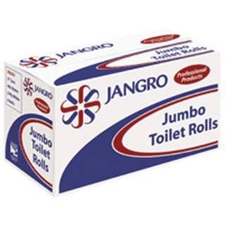 Jangro Premium Pure Standard Jumbo Toilet Roll 2ply 62mm Core 400m Shrinkwrapped (Case of 6)