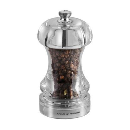 Cole & Mason Capstan 145 Acrylic Pepper Mill 4.5" (Single)