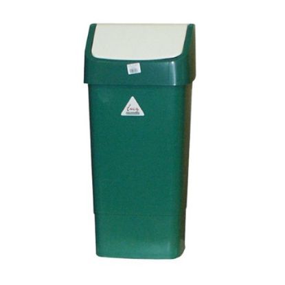 Swing Top Bin 50l Green