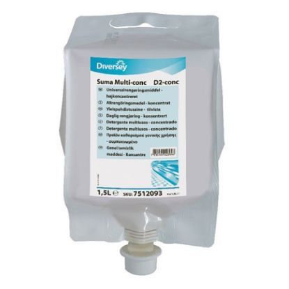 Suma Multi-Conc Detergent D2 1.5l  (Case Of 4) **LQ** *S