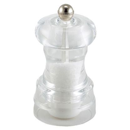 Genware Round Salt/Pepper Grinder Acrylic 10cm