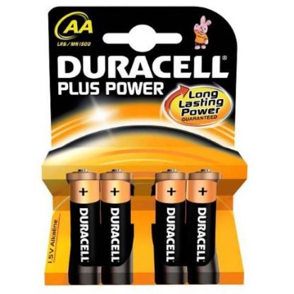 Duracell Plus Batteries Mn1500c Aa (Pack Of 4)