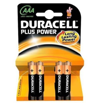 Duracell Plus Batteries Mn2400 AAA (Pack of 4)