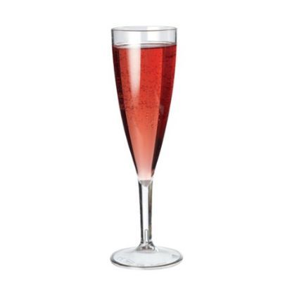 Clarity Polycarbonate Champagne Flute L 125ml CE (Case of 48)