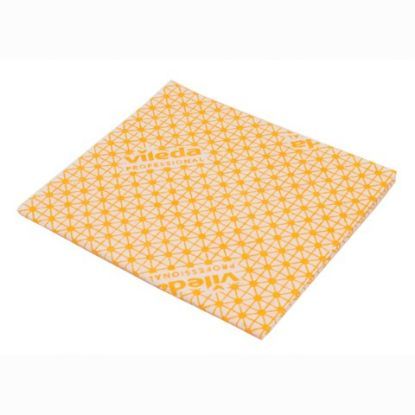Vileda Med Weight Cloth Yellow (Pack Of 10)