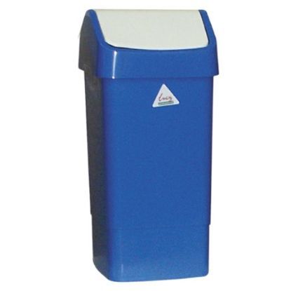 Swing Top Bin 50l Blue