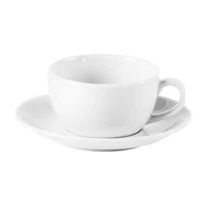 Porcelite Cappuccino Cup 9oz white (Single)