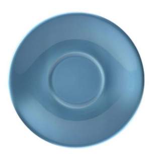 Genware Porcelain Blue Saucer 13.5cm (6)