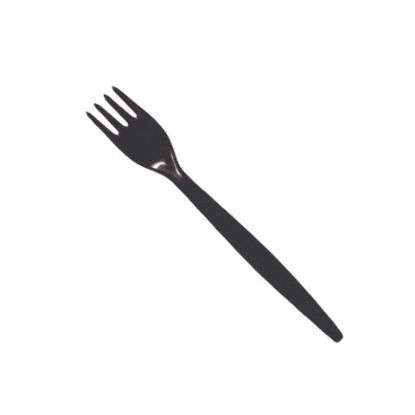 Polycarb Table Fork Black (12)