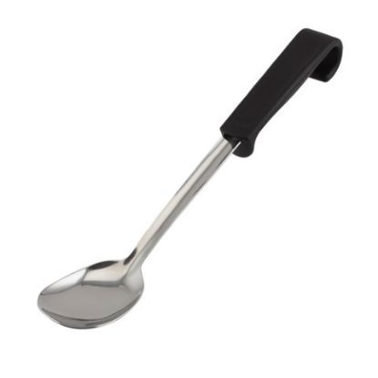 Genware Plastic Handle Small Spoon Black 12"