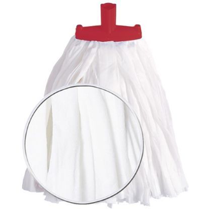 Prairie Big White Mop Head 16oz Red