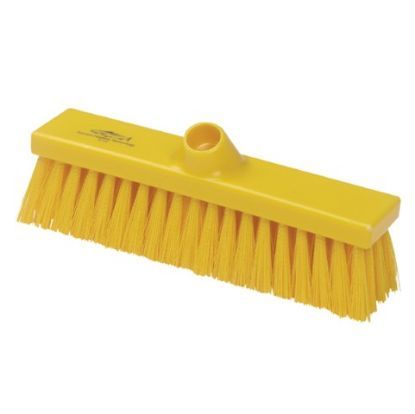 Premier Flat Sweeping Broom Medium 280mm Yellow