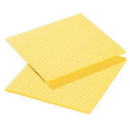 Cellulose Sponge Cloth Yellow (Pack Of 10)