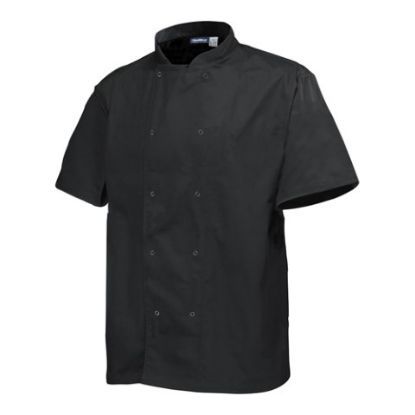 Mens Summer Jacket S/Sleeve Lrg Black