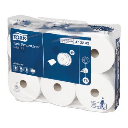 Tork Smart One Jumbo Roll 207mtr 1150 Sht White 2ply T8 (Case of 6)