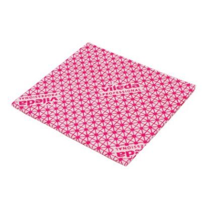 Vileda Med Weight Cloth Red (Pack of 10)