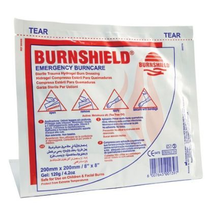 Burnshield Emergency Burn Dressing 8x8"