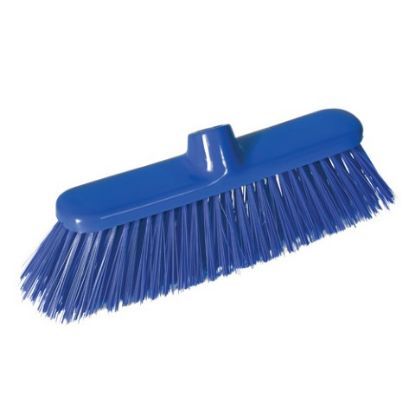 Deluxe Stiff Broom Blue