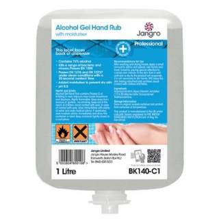 Jangro Alcohol Gel Hand Rub Cartridge IPA 1ltr **DG** (Single)