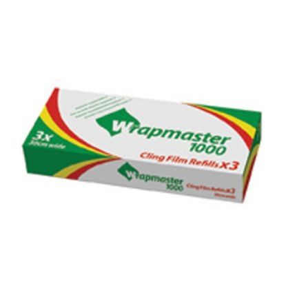 Wrapmaster Cling Film 1000 Refill 12"x100m (3)