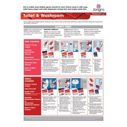 Jangro Toilet And Washroom Wall Chart (A3)