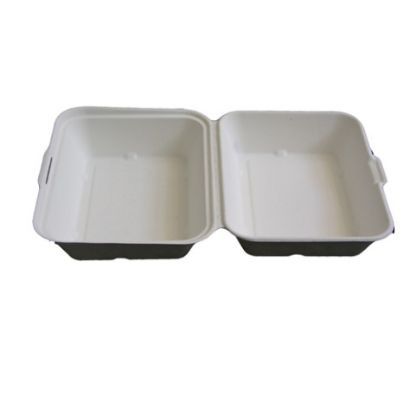 Compostable Sugar Cane Burger Box 185x140x74mm X 50
