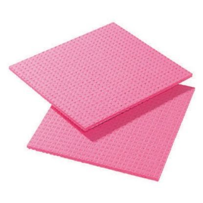 Cellulose Sponge Cloth Pink (Pack Of 10)