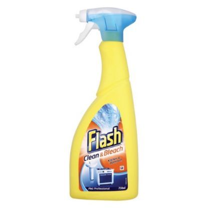 Flash Clean & Bleach Spray Cleaner 750ml (Single)