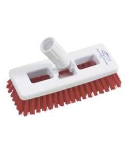 Tile Scrub Brush Very Stiff Red