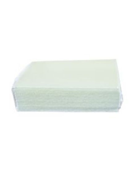 Jangro Contract Scourer White 22 X 15cm (Pack Of 10)