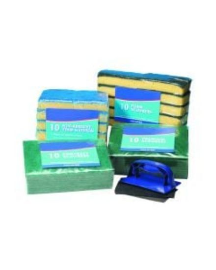 Scouring Pad 150x100mm Green (Pack of 20)