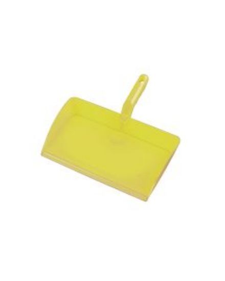 Open Plastic Dustpan 300mm Yellow