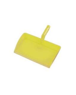 Open Plastic Dustpan 300mm Yellow