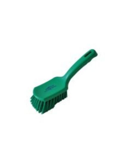 Short Handled Churn Brush Medium Green