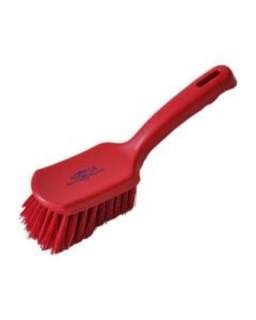 Short Handled Churn Brush Medium Red