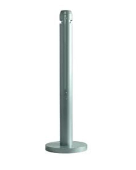 Smoking Pole Ashtray - Silver Aluminium