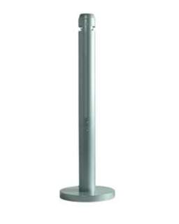 Smoking Pole Ashtray - Silver Aluminium