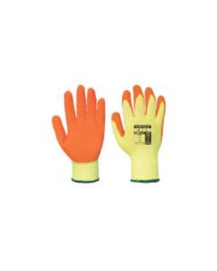 Fortis Grip Glove Yellow/Orange Size 10/XL